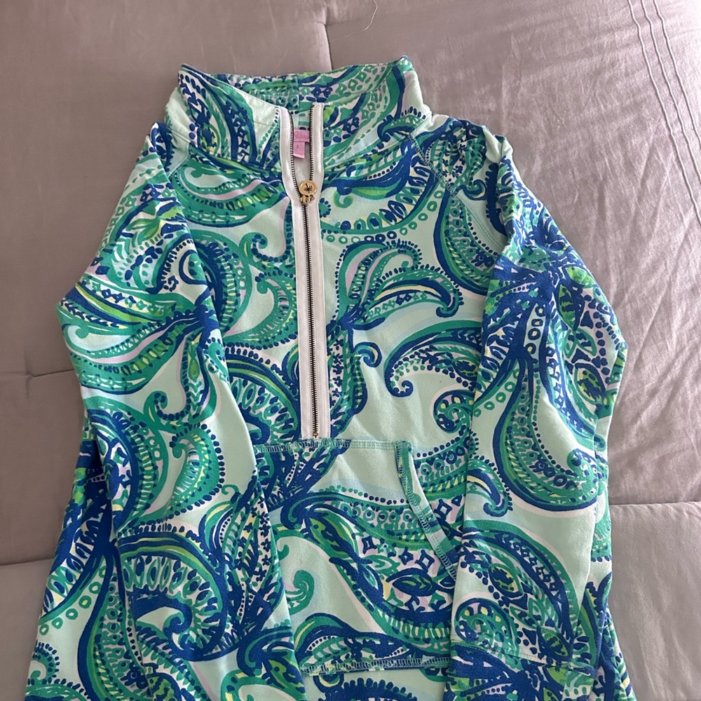 Lilly Pulitzer 3/4 zip pullover